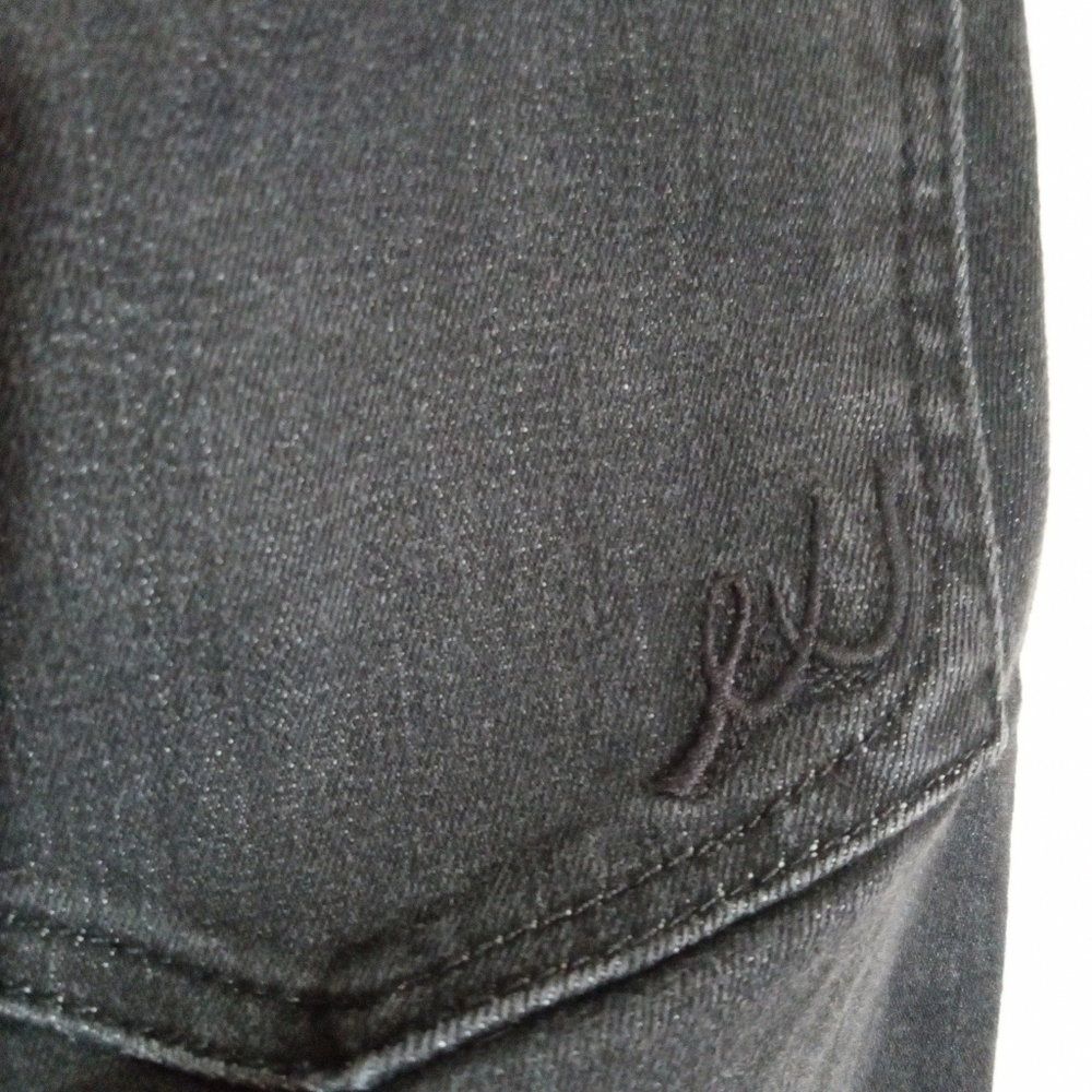 Express washed black high rise ankle jegging with lace up side seams - Picture 12 of 12